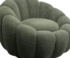 Snurrfåtölj Peppo Bloom - Melange Grön - KARE Design