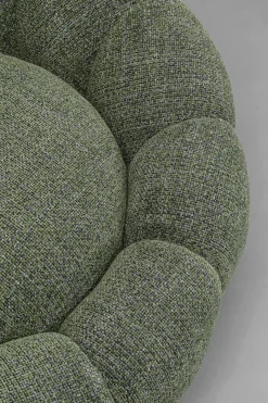 Snurrfåtölj Peppo Bloom - Melange Grön - KARE Design