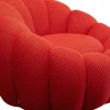 Snurrfåtölj Peppo Bloom - Röd - KARE Design