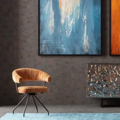 Snurrstol Arabella - Orange - KARE Design