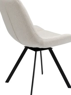 Snurrstol Baron - Off White/Svart - KARE Design