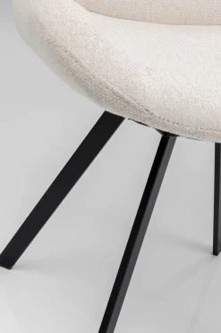 Snurrstol Baron - Off White/Svart - KARE Design