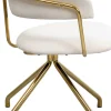 Snurrstol Belle - Sammet Cream - KARE Design