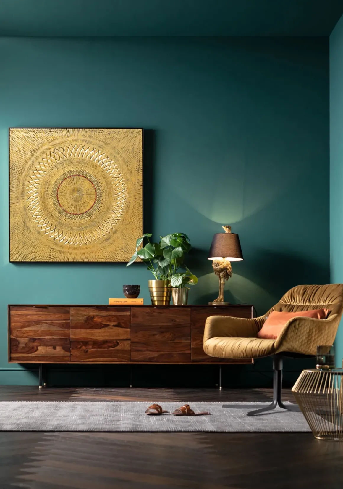 Snurrstol Bristol Gul - KARE Design