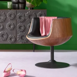 Snurrstol Club Walnut - KARE Design