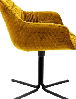 Snurrstol Colmar Gul - KARE Design