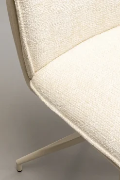 Snurrstol Hilla - Vit - KARE Design