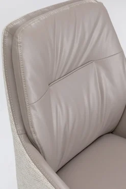 Snurrstol med Armstöd Amira - Greige - KARE Design
