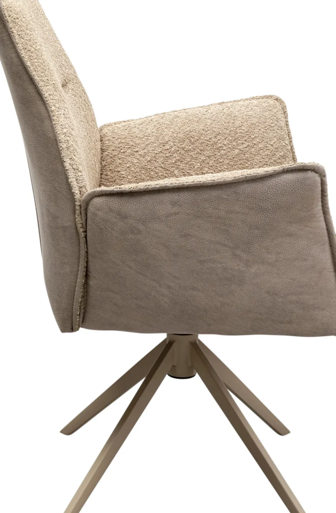 Snurrstol med Armstöd Liverpool - Greige - KARE Design