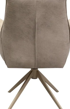 Snurrstol med Armstöd Liverpool - Greige - KARE Design