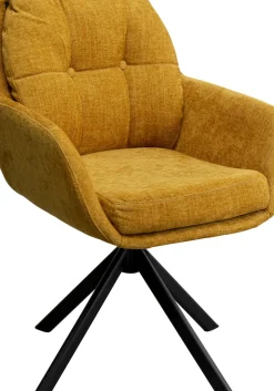 Snurrstol Molly - Gul - KARE Design