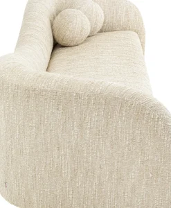 Sofa Livia - Melange Cream 3-Sits - KARE Design