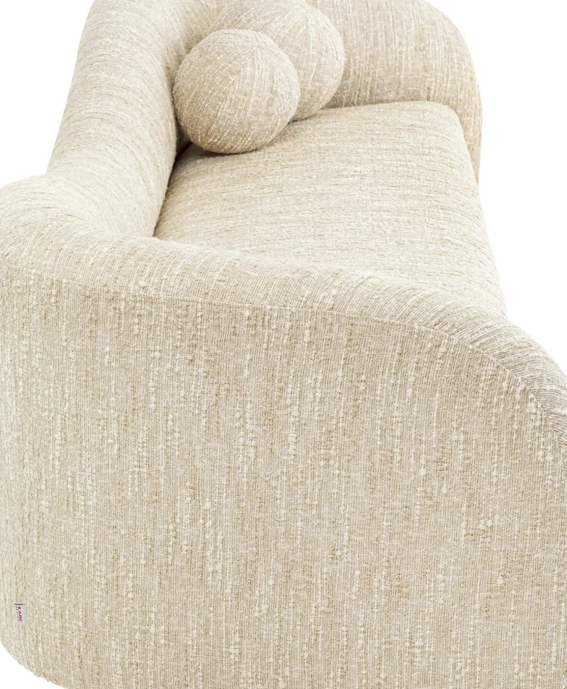 Sofa Livia - Melange Cream 3-Sits - KARE Design