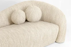 Sofa Livia - Melange Cream 3-Sits - KARE Design