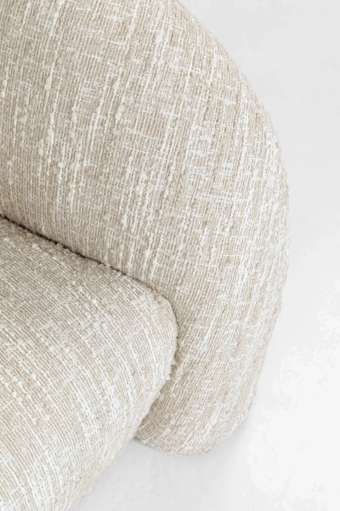 Sofa Livia - Melange Cream 3-Sits - KARE Design