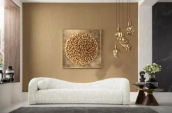 Sofa Livia - Melange Cream 3-Sits - KARE Design