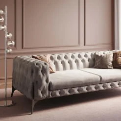 Soffa Bellissima - Beige, 3-Sits - KARE Design