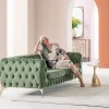 Soffa Bellissima 2-Sits, Sammetsgrön, 200cm - KARE Design