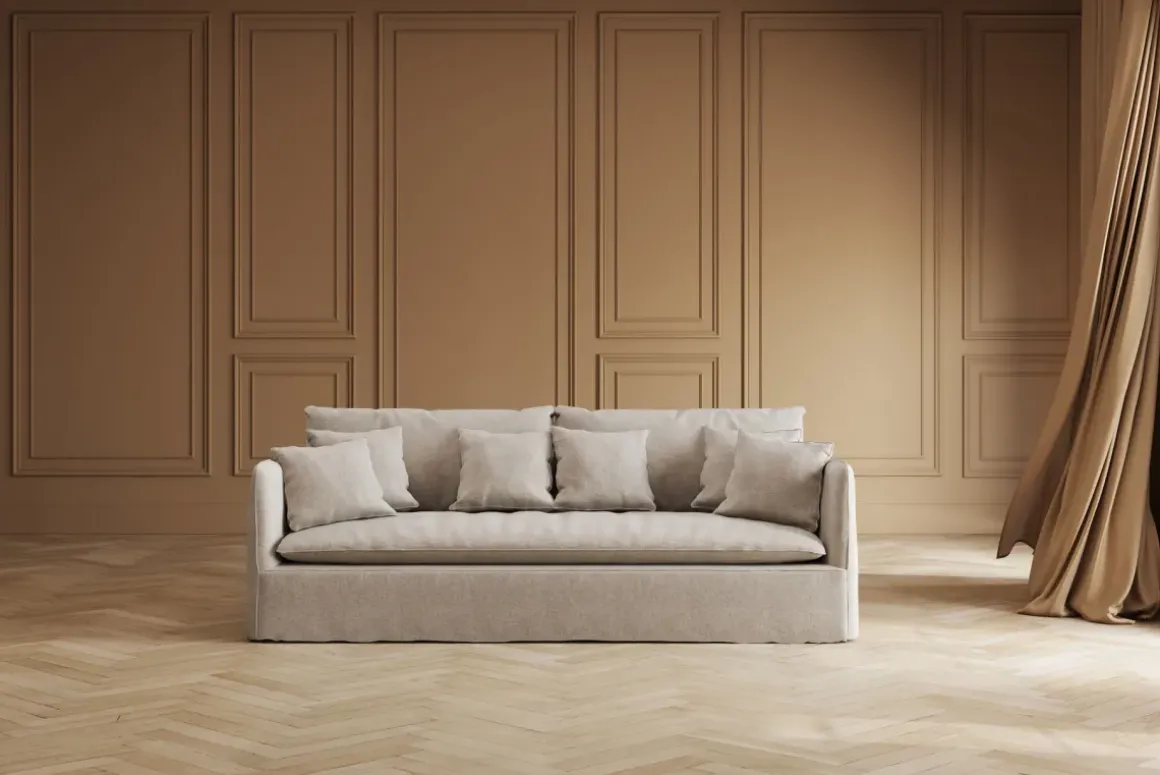 Soffa Boheme - Cream, 230cm - KARE Design