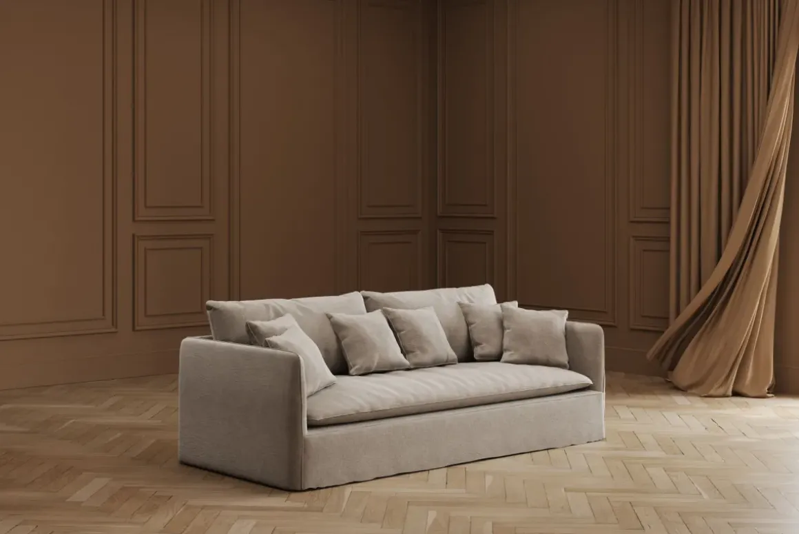 Soffa Boheme - Cream, 230cm - KARE Design