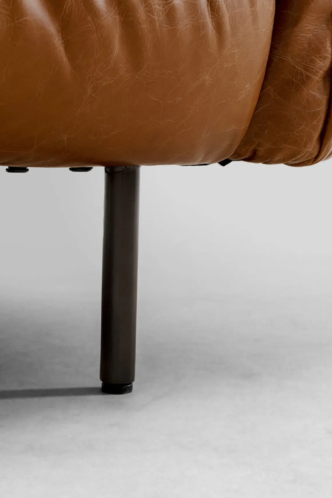 Soffa Calgary - Brun, Läder, 226cm - KARE Design