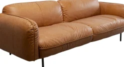 Soffa Calgary Smart - Ljusbrunt Läder, 226cm - KARE Design