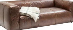 Soffa Cubetto - Brun Läder, 3-Sits - KARE Design