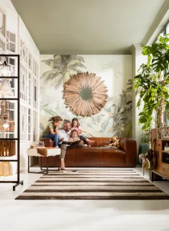Soffa Cubetto - Brun Läder, 3-Sits - KARE Design