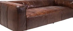 Soffa Cubetto - Brun Läder XL, 3-Sits - KARE Design