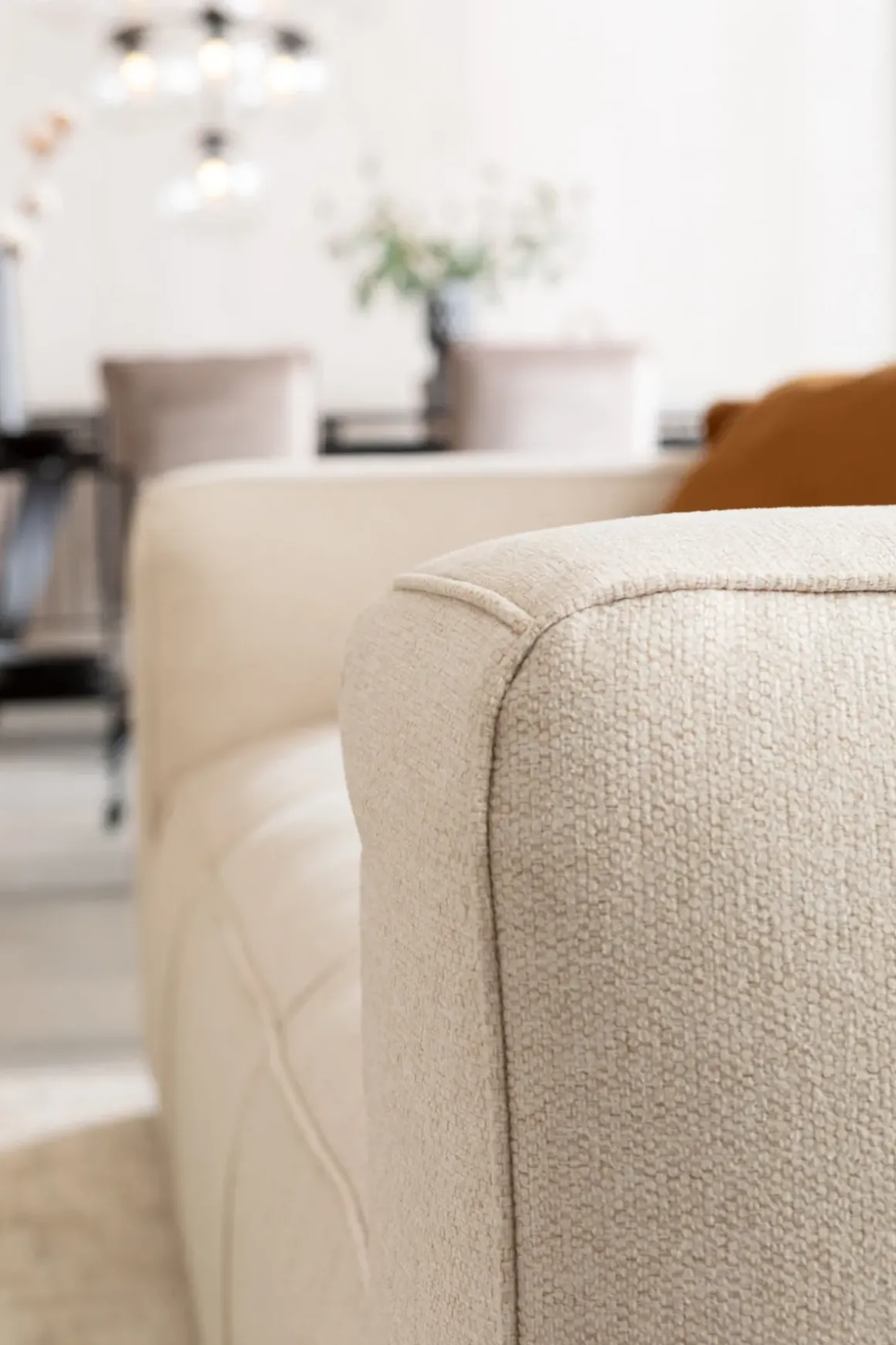 Soffa Cubetto - Cream, 220cm - KARE Design
