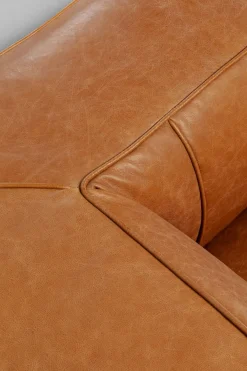 Soffa Cubetto Smart  - Ljusbrunt Läder, 220cm - KARE Design
