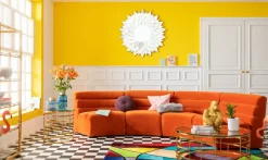 Soffa Del Wave Orange - KARE Design