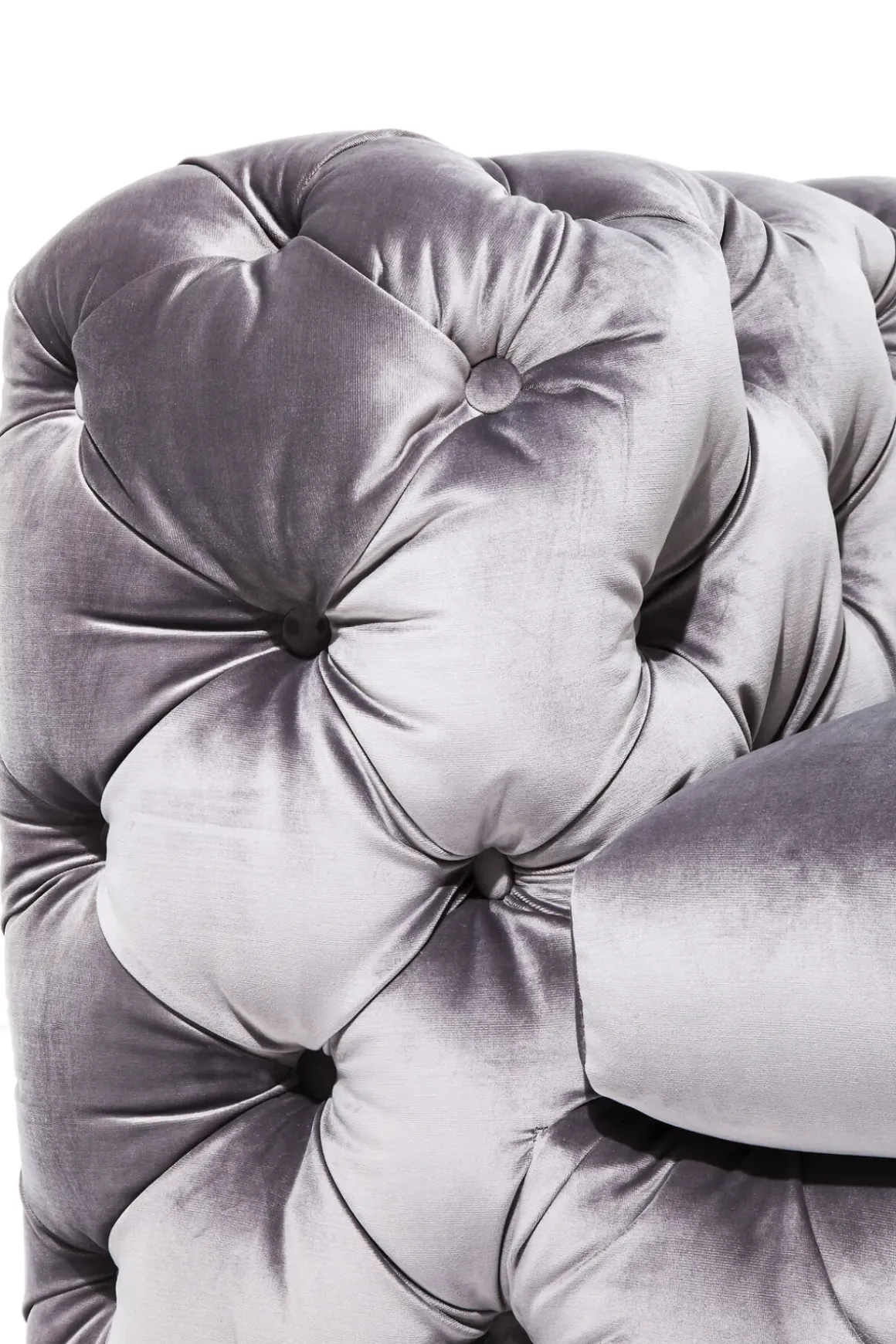 Soffa Desire - Grå Sammet, 3-Sits - KARE Design