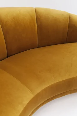 Soffa Dschinn - Bärnsten Sammet, 3-Sits - KARE Design
