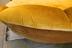 Soffa Dschinn - Bärnsten Sammet, 3-Sits - KARE Design