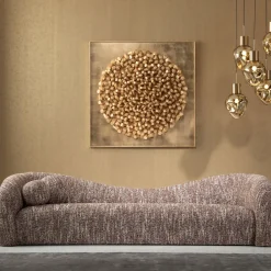 Soffa Livia - Melange Brown 3-sits - KARE Design