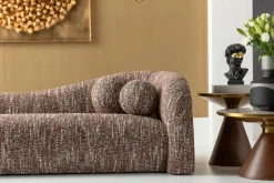 Soffa Livia - Melange Brown 3-sits - KARE Design