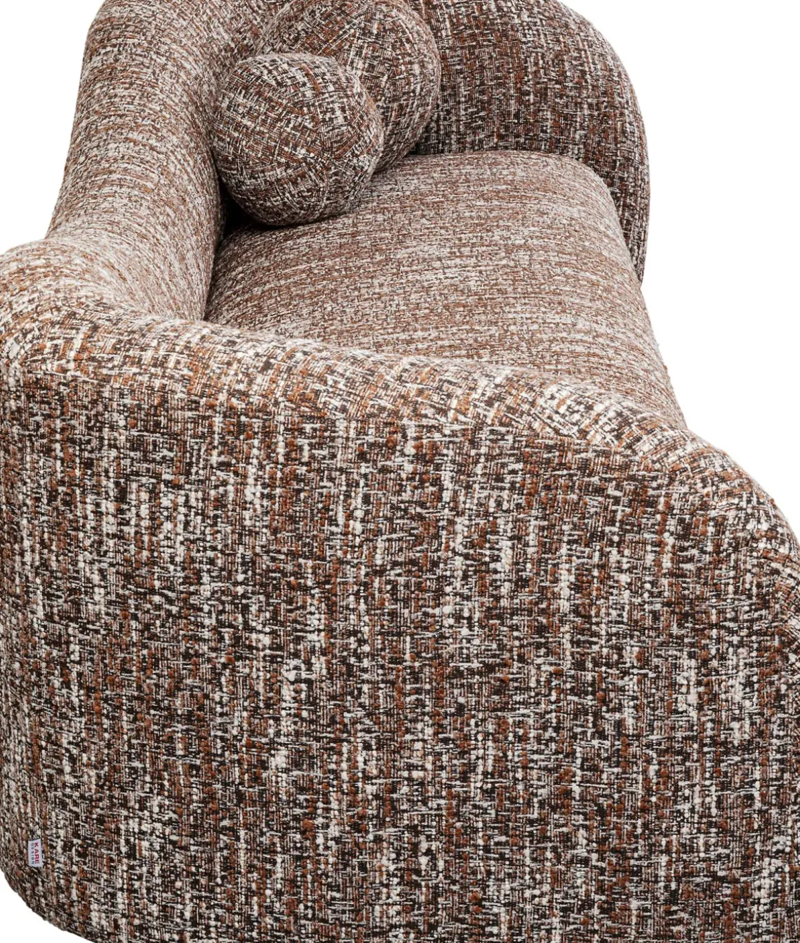 Soffa Livia - Melange Brown 3-sits - KARE Design