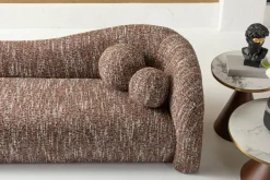 Soffa Livia - Melange Brown 3-sits - KARE Design