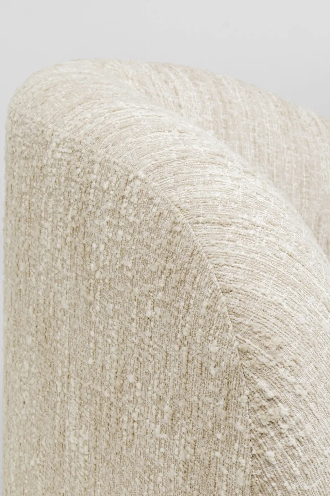 Soffa Livia Melange - Cream, 201cm - KARE Design