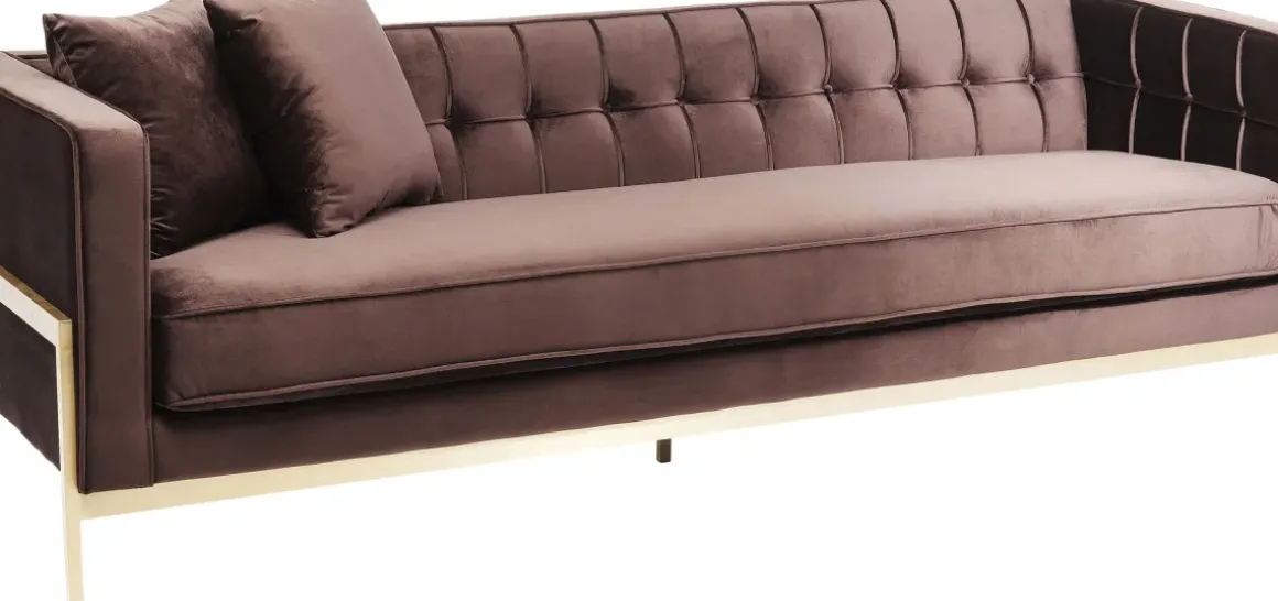 Soffa Loft - Brun, 3-Sits - KARE Design