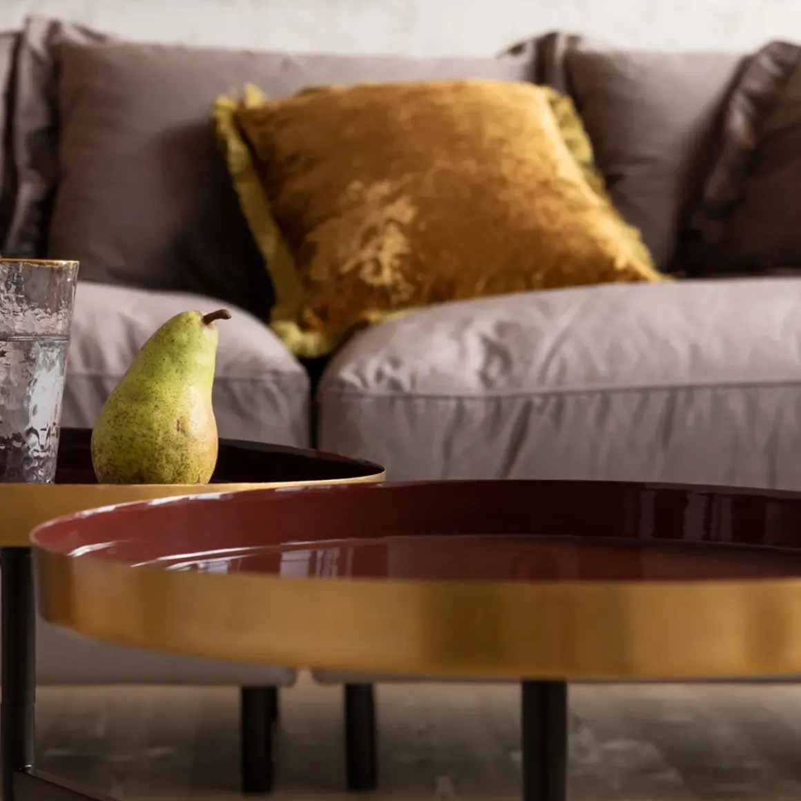 Soffa Lullaby 3-sits Taupe - KARE Design