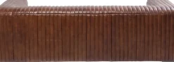 Soffa Malibu - Brun Läder, 3-Sits - KARE Design