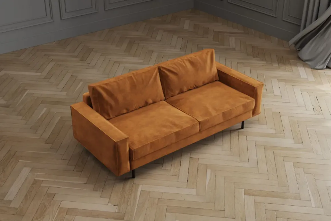 Soffa Neo 2-sits Tobacco - KARE Design