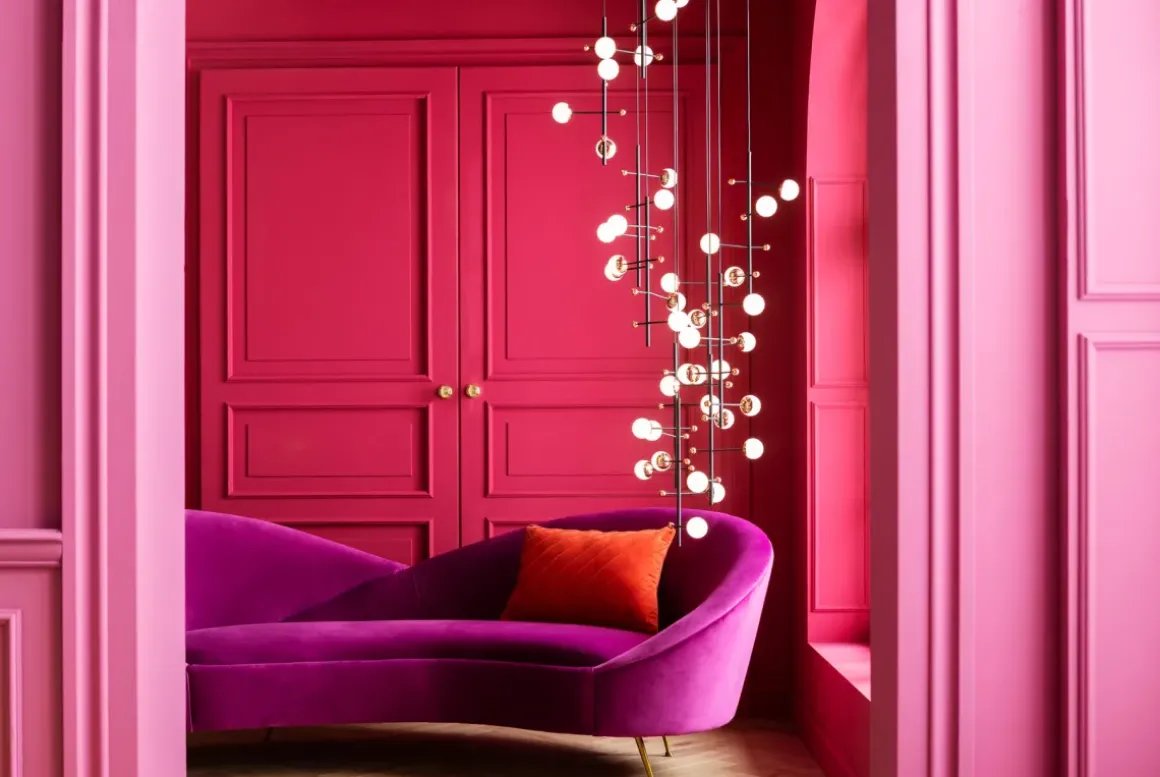 Soffa Night Fever - Cerise, 3-sits - KARE Design