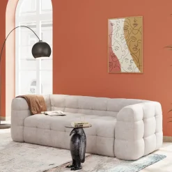 Soffa Salamanca - 3-sits, Creme, 240cm - KARE Design