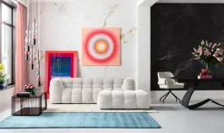Soffa Salamanca - 3-sits, Creme, 240cm - KARE Design