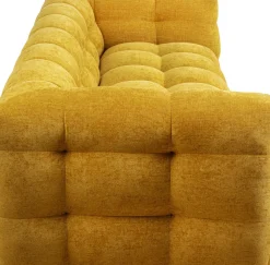 Soffa Salamanca - 3-sits, Gul, 240cm - KARE Design