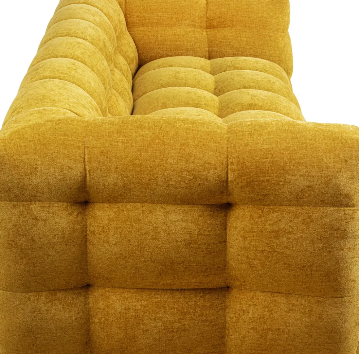 Soffa Salamanca - 3-sits, Gul, 240cm - KARE Design