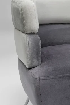 Soffa Sandwich - Grå, 2-Sits - KARE Design